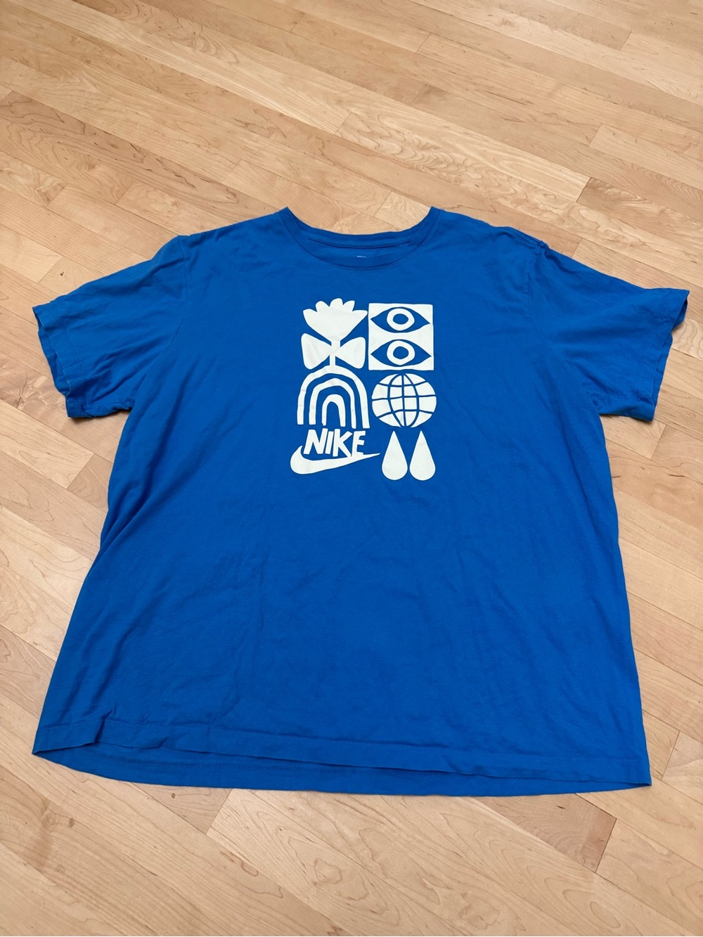 Nike Futura ‘Harmony’ HBR Statement- photo blue men’s tee